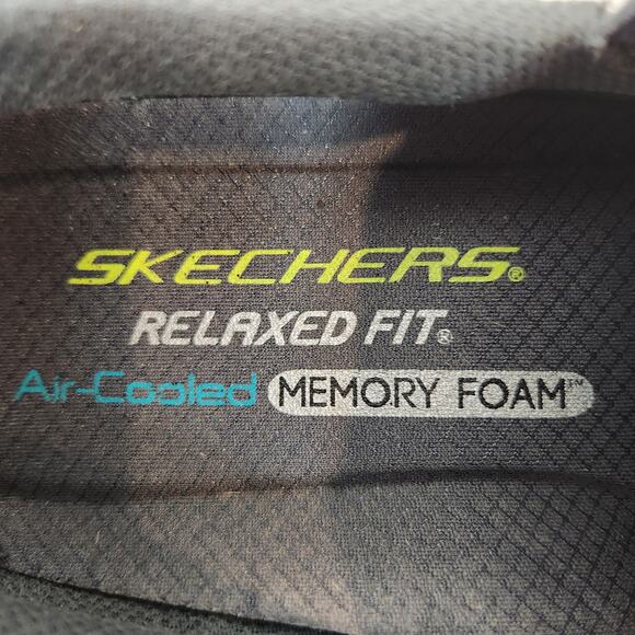 Skechers Equalizer Memory Foam Men's Slip On Sneakers Mesh Textile Gray Size 9 - Picture 5 of 8